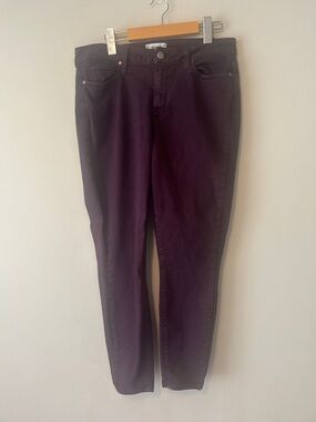 PAIGE Deep Plum Slim Jeans